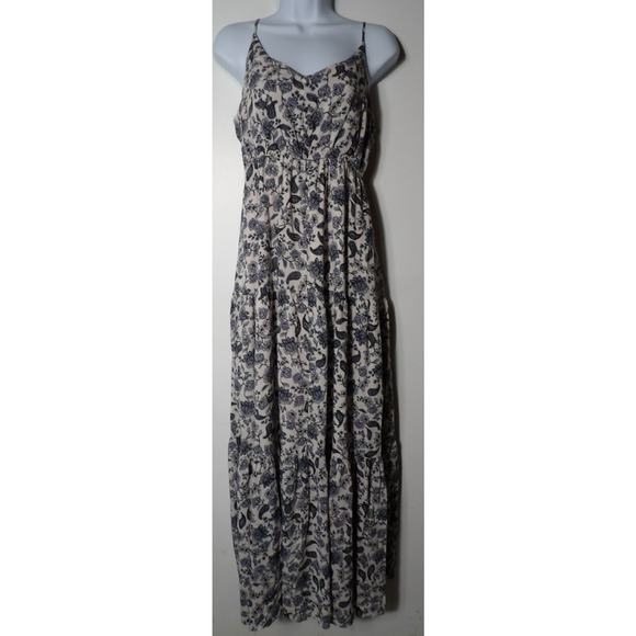 BB Dakota Tiered Maxi Dress Medium Tank Floral Boho Hippie Cottage Core - Picture 2 of 16